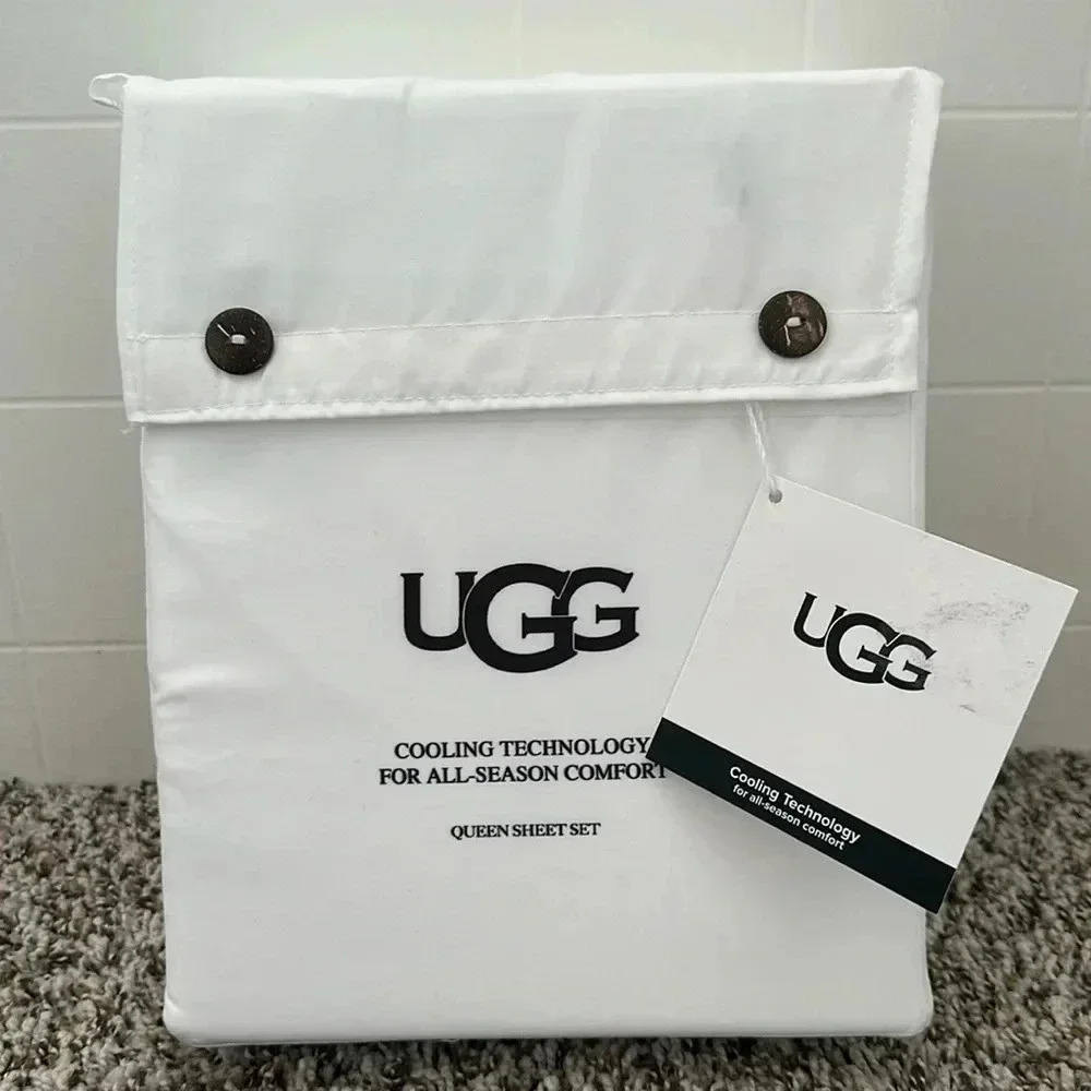 UGG Queen Sheet Set Cooling Technology For Comfort NEW